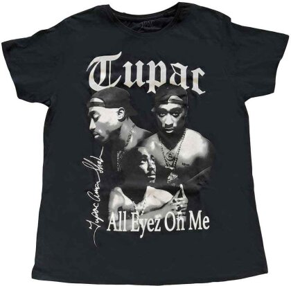 Tupac Ladies T-Shirt - All Eyez B&W