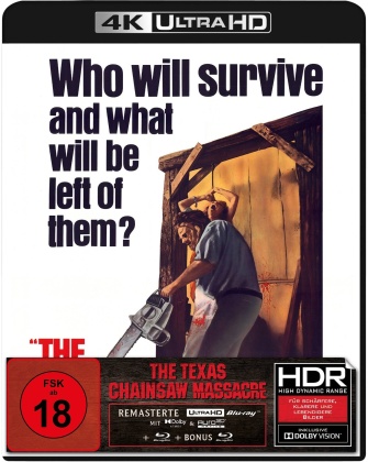 The Texas Chain Saw Massacre (1974) (Version Remasterisée, 4K Ultra HD + 2 Blu-ray)