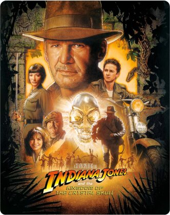 Indiana Jones and the Kingdom of the Crystal Skull (2008) (Édition Limitée, Steelbook, 4K Ultra HD + Blu-ray)