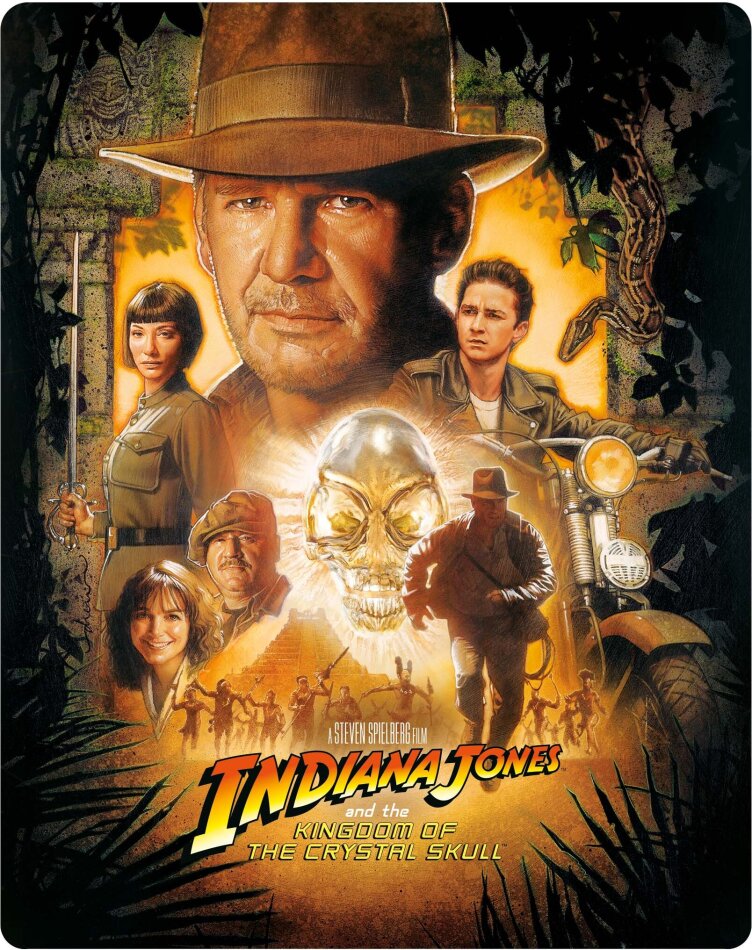 Indiana Jones and the Kingdom of the Crystal Skull (2008) (Limited Edition, Steelbook, 4K Ultra HD + Blu-ray)