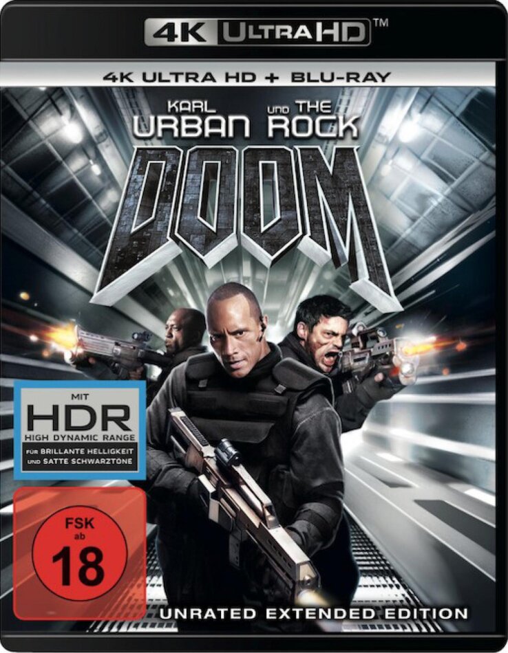 Doom - Der Film (2005) (Extended Edition, Unrated, 4K Ultra HD + Blu-ray)