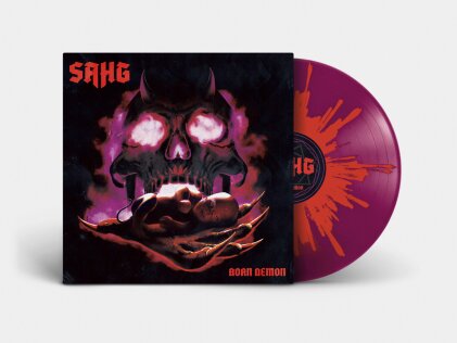 SAHG - Born Demon (Gatefold, Limited Edition, Violett/Red Splatter Vinyl, LP)