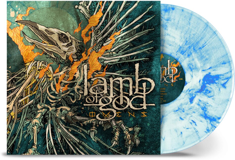 Lamb Of God - Omens (Limited Edition, White/Sky Blue Marbled Vinyl, LP)