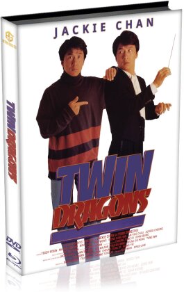 Twin Dragons (1992) (Cover B, Limited Edition, Mediabook, Blu-ray + DVD)