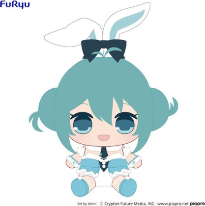Furyu - Hatsune Miku Kyurumaru White Rabbit Plush