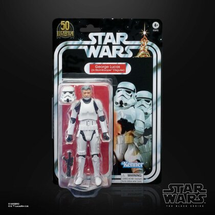 Figurine - Star Wars - George Lucas head on a Stormtrooper - 15 cm
