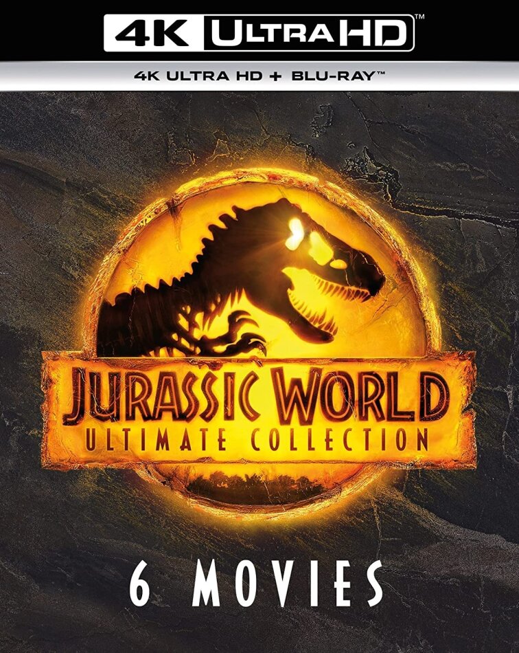 Jurassic World Ultimate Collection - Jurassic Park 1-3 / Jurassic World 1-3 (6 4K Ultra HDs + 6 Blu-rays)