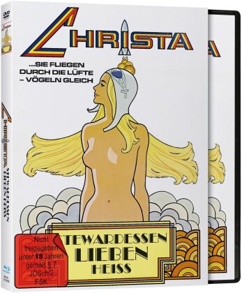 Christa - Stewardessen lieben heiss (1971) (Étui, Édition Limitée, Uncut, Blu-ray + DVD)