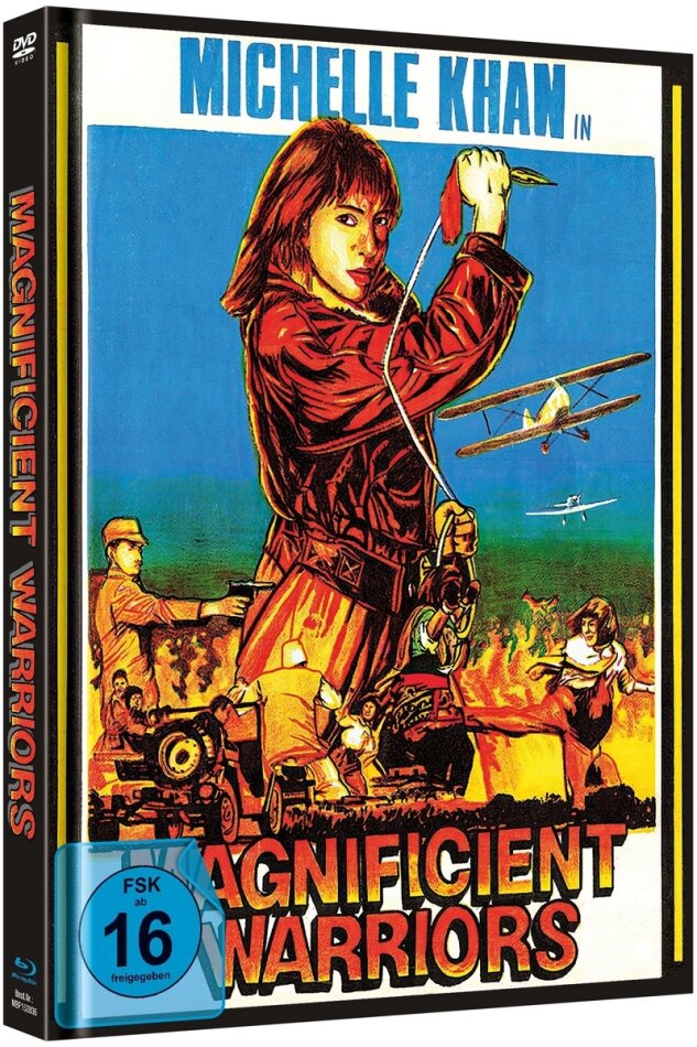 Magnificent Warriors (1987) (Cover C, Limited Edition, Mediabook, Blu-ray + DVD)