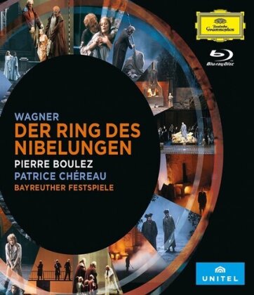 Bayreuther Festspiele Orchestra, Pierre Boulez & Patrice Chéreau - Wagner: Der Ring Des Nibelungen (Deutsche Grammophon, Unitel Classica, 5 Blu-rays)