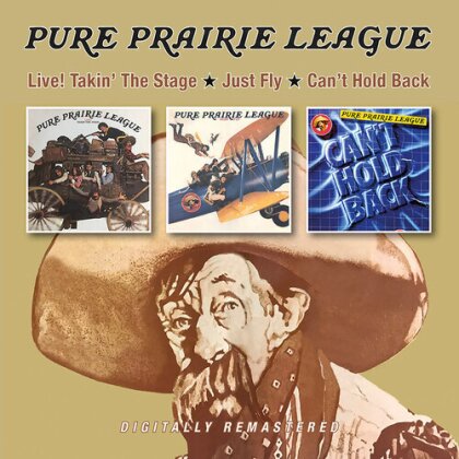 Pure Prairie League - Live Takin The Stage / Just Fly / Can't Hold Back (2 CDs)
