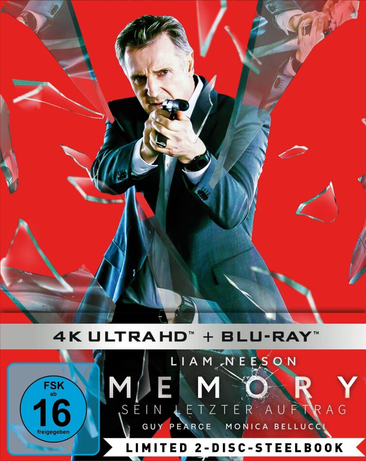 Memory - Sein letzter Auftrag (2022) (Limited Edition, Steelbook, 4K Ultra HD + Blu-ray)