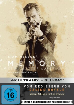 Memory - Sein letzter Auftrag (2022) (Limited Edition, Mediabook, 4K Ultra HD + Blu-ray)