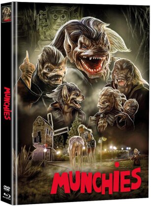 Munchies (1987) (Cover A, Limited Edition, Mediabook, Uncut, Blu-ray + DVD)