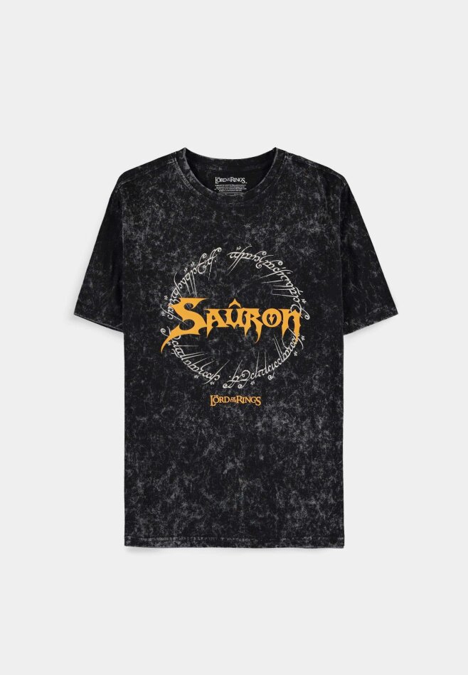 Lord Of The Rings (The) - Acid Wash Grey (T-Shirt Unisex Tg. M)