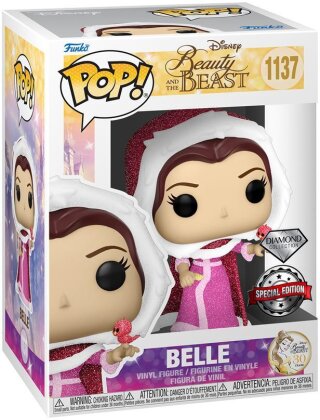 Winter Belle - La Belle et la Bête (1137) - POP Disney - Exclusive - Diamond - 9.5 cm