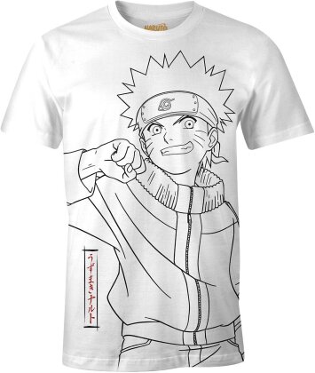 Naruto - T-shirt Blanc "Japanese Art"