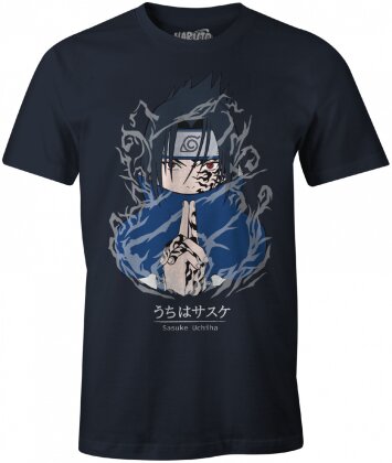 Naruto - T-shirt Noir Sasuke