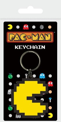 Pac-Man - Pixel Rubber Keychain (Portachiavi Gomma)