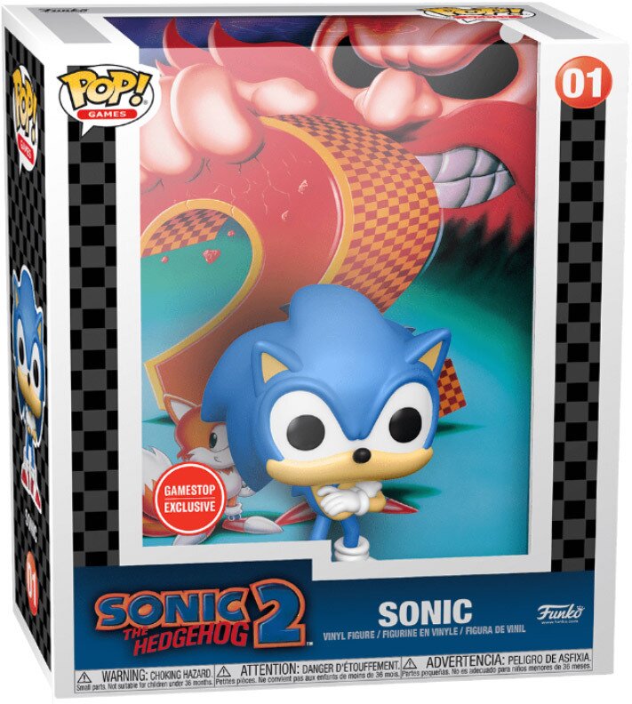 Funko Pop! Game Cover: Sonic the Hedgehog - US Exclusive
