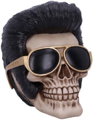 Uh Huh - Figurine de crâne Elvis "The King" 17cm