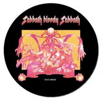 Black Sabbath - Feutrine pour tourne-disque Album Sabbath Bloody Sabbath 30cm