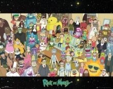 Rick And Morty - Rick And Morty Cast Mini Poster