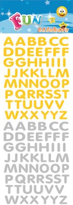 ABC Gold/Silver Stickers