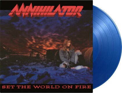 Annihilator - Set The World On Fire (2022 Reissue, Music On Vinyl, Limited To 3000 Copies, Translucent Blue Vinyl, LP)