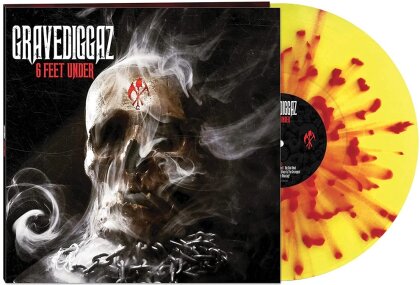 Gravediggaz - 6 Feet Under (XRAY, 2023 Reissue, Yellow Splatter Vinyl, LP)