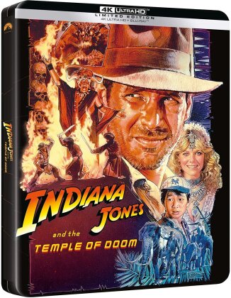 Indiana Jones e il Tempio Maledetto (1984) (Limited Edition, Steelbook, 4K Ultra HD + Blu-ray)