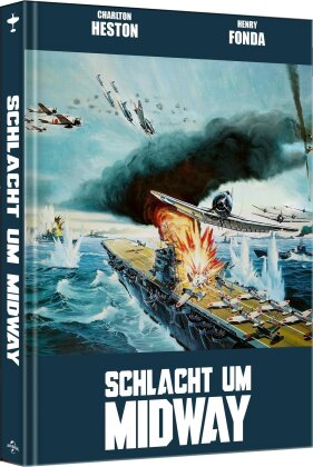Schlacht um Midway (1976) (Cover A, Kinoversion, Limited Edition, Mediabook, Blu-ray + DVD)