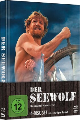 Der Seewolf (1971) (Cover C, Edizione Limitata, Mediabook, 2 Blu-ray + 2 DVD)