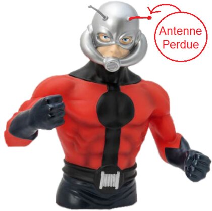 'Tirelire - Ant man - Marvel - Antenne Perdue - prix special - 22 cm