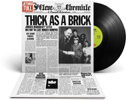 Jethro Tull - Thick As A Brick (2022 Reissue, Édition 50ème Anniversaire, LP)
