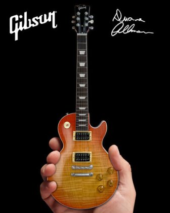 Duane Allman Gibson Les Paul Cherry Sb Mini Guitar