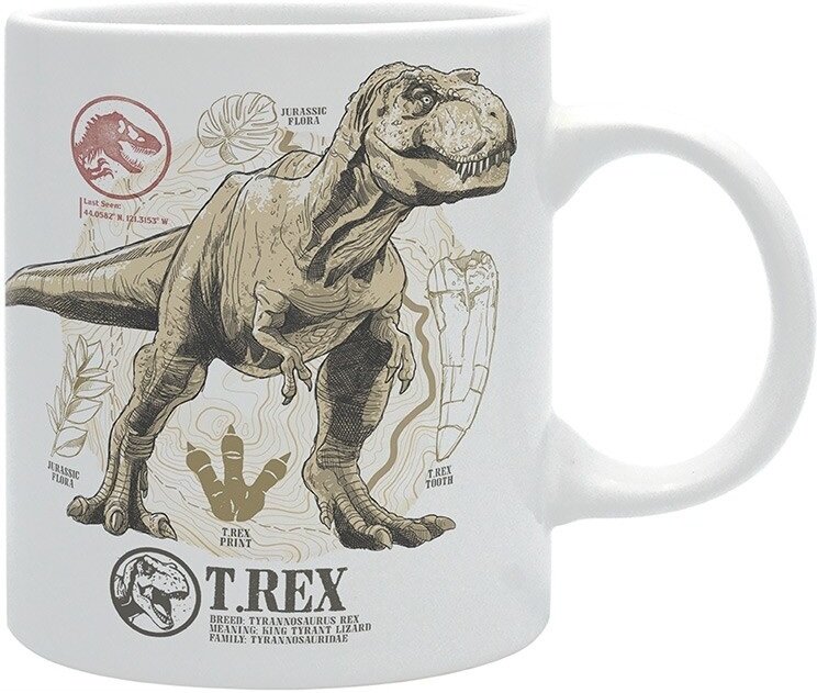 Mug - Paléontologie - Jurassic Park - 12 cm - 320 ml