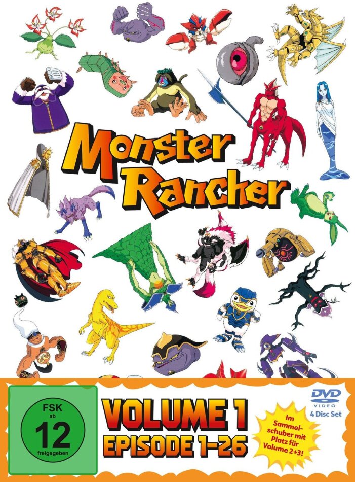 Monster Rancher - Vol. 1 (Ep. 1-26) (+ Sammelschuber, 4 DVDs)