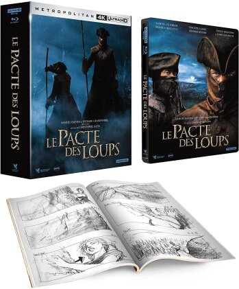 Le pacte des loups (2001) (20th Anniversary Edition, Limited Collector's Edition, Steelbook, 4K Ultra HD + Blu-ray + 3 DVDs)