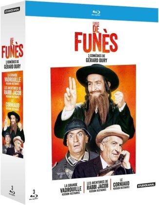 Louis de Funès - La grande vadrouille / Les aventures de Rabbi Jacob / Le corniaud (3 Blu-rays)