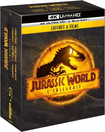 Jurassic World: L'Intégrale - Jurassic Park 1-3 / Jurassic World 1-3 (6 4K Ultra HDs + 6 Blu-ray)
