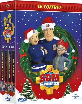 Sam Le Pompier - Le mystérieux Super-héros / Une surprise de Noël / Alerte aux extraterrestres / Le feu d’artifice (4 DVDs)