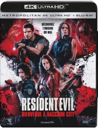 Resident Evil: Bienvenue à Raccoon City (2021) (4K Ultra HD + Blu-ray)