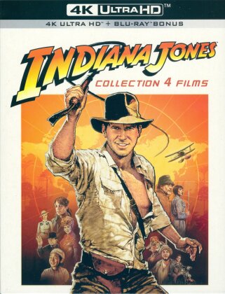 Indiana Jones 1-4 - Collection 4 Films (4 4K Ultra HDs + Blu-ray)
