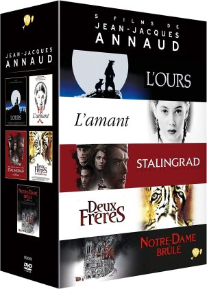 Jean-Jacques Annaud - L'ours / L'amant / Stalingrad / Deux frères / Notre-Dame brûle (5 DVD)