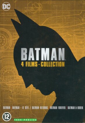 Batman: 4 Films-Collection - 1989-1997 (Nouvelle Edition, 4 DVD)