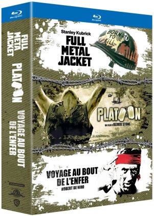 Full Metal Jacket (1987) / Platoon (1986) / Voyage au bout de l’enfer (1978) (3 Blu-ray)