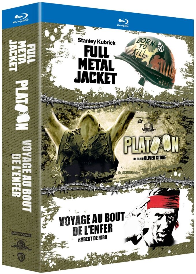 Full Metal Jacket (1987) / Platoon (1986) / Voyage au bout de l’enfer (1978)