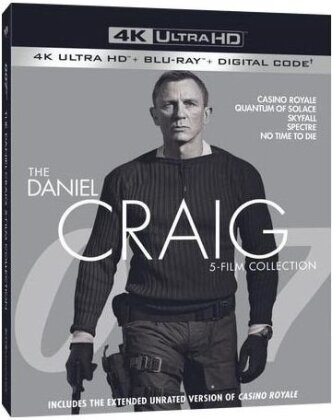 James Bond - La collection Daniel Craig - 5 Films (5 4K Ultra HDs + 5 Blu-ray)