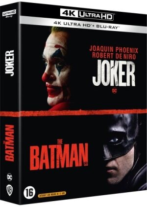 The Batman (2022) / Joker (2019) (2 4K Ultra HDs + 2 Blu-ray)